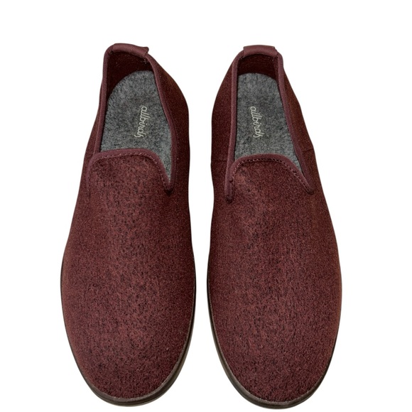Allbirds Wool Lounger Loafers Women’s Size 10 Tuke Jam Maroon NZ Merino Wool - Picture 1 of 9